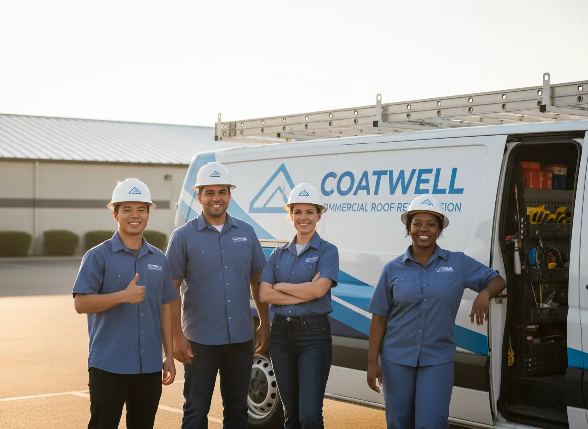 Commercial roof coating company in Etoile, TX